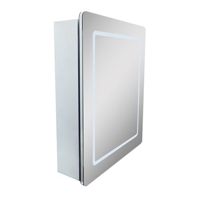 24 in. Rectangular LED Illuminated Mirrored Medicine Cabinet