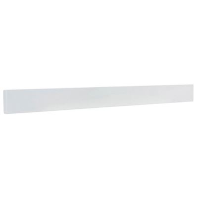 61 in. White Quartz Backsplash