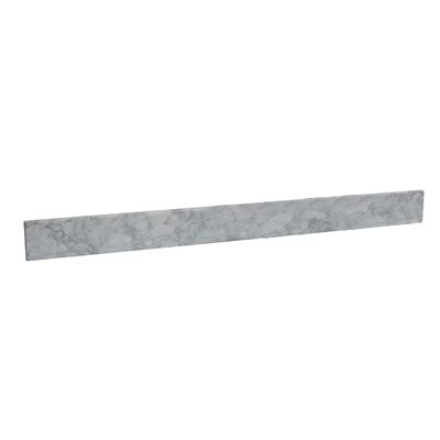 46.6 in. White Carrara Marble Backsplash