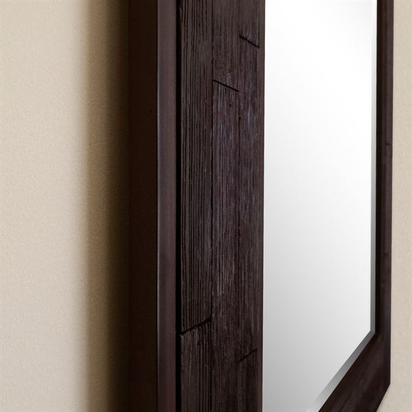 29" Rectangle Wood Frame Mirror