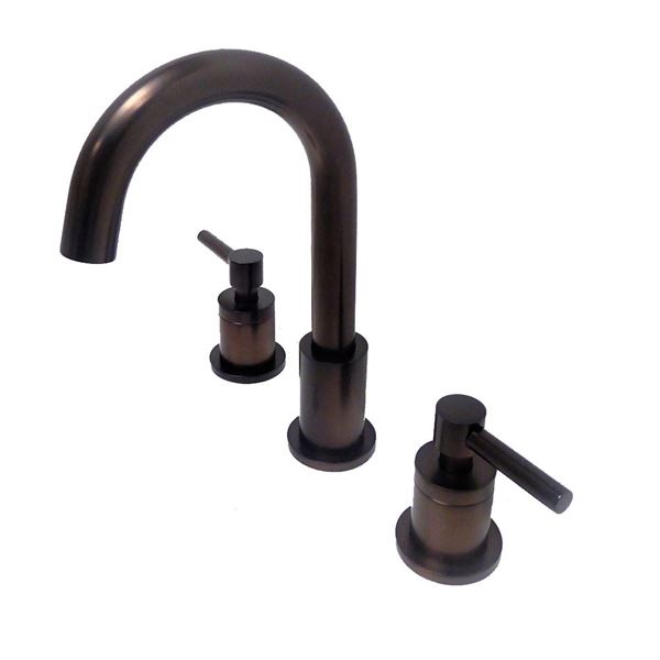 Faenza Double Handle Oil Rubbed Bronze Widespread Bathroom Faucet with Drain Assembly *45103