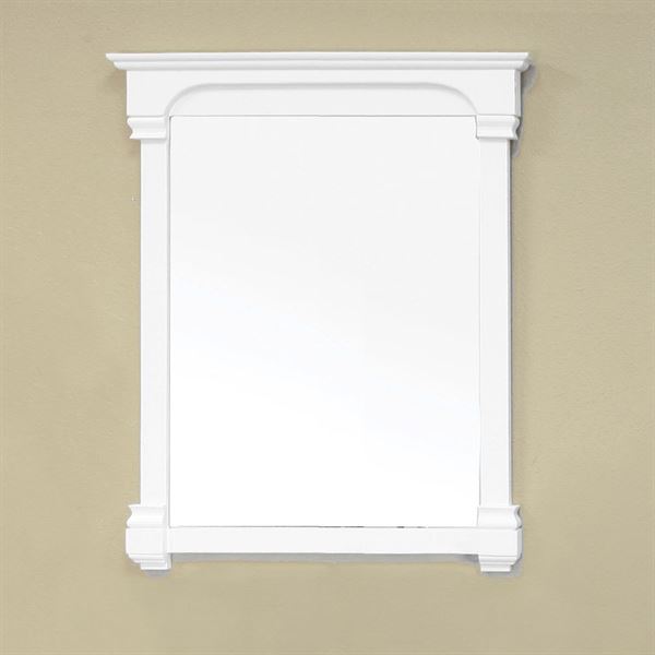 36 in Solid wood frame mirror-white