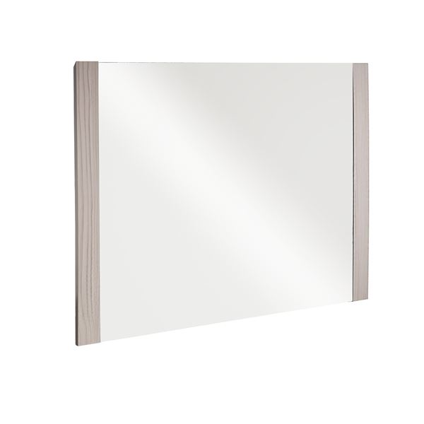 23.6-Inch Rectangular Framed Frame Mirror In Light Gray EP Finish