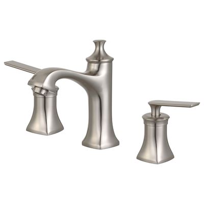 Aversa Double Handle Widespread Bathroom Faucet with Drain Assembly