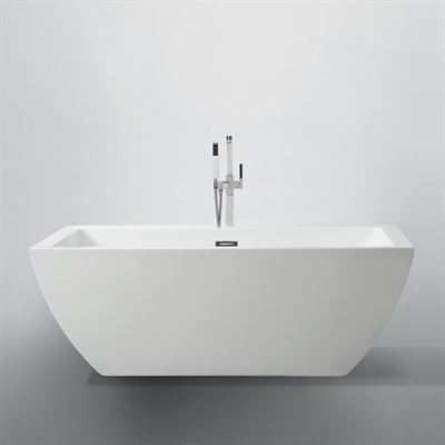 Livorno 59 in. Freestanding Bathtub in Glossy White