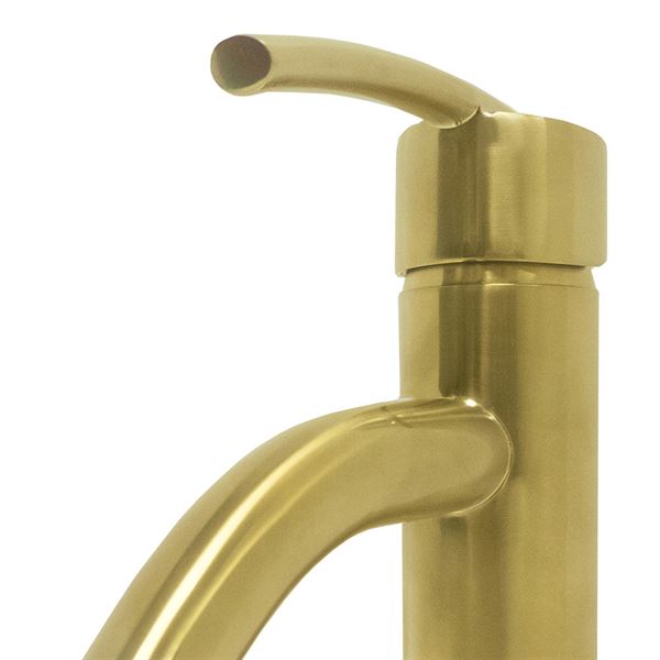 Refina Single Handle Bathroom Vanity Faucet in Gold