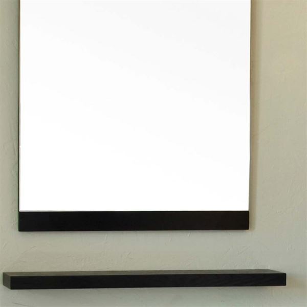 23.6 in Mirror-Black -Wood