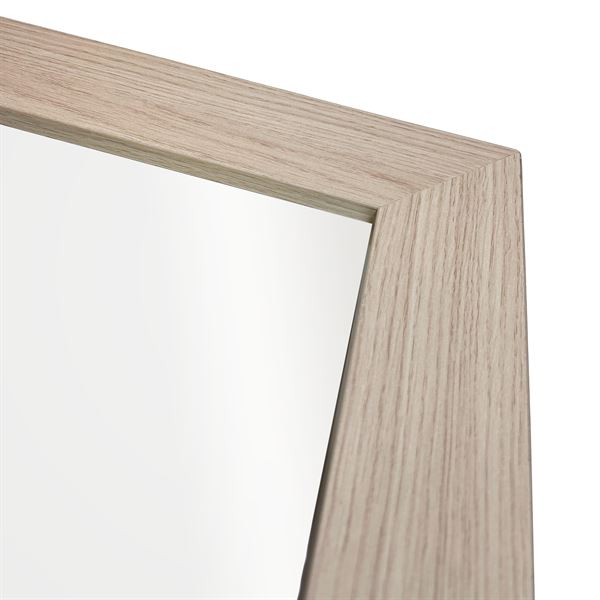 24 in. Rectangle Framed Mirror in Neutral Finish