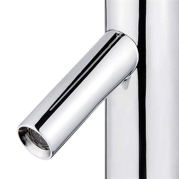 Malaga Single Handle Bathroom Vanity Faucet in Polished Chrome Finish