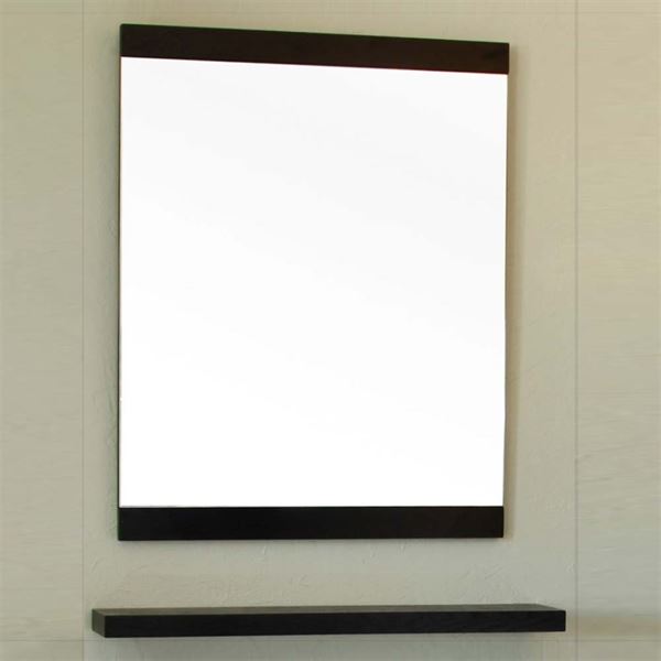 23.6 in Mirror-Black -Wood