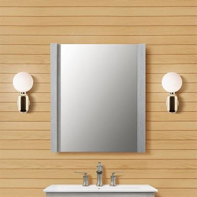 24 in. Wood Frame Mirror
