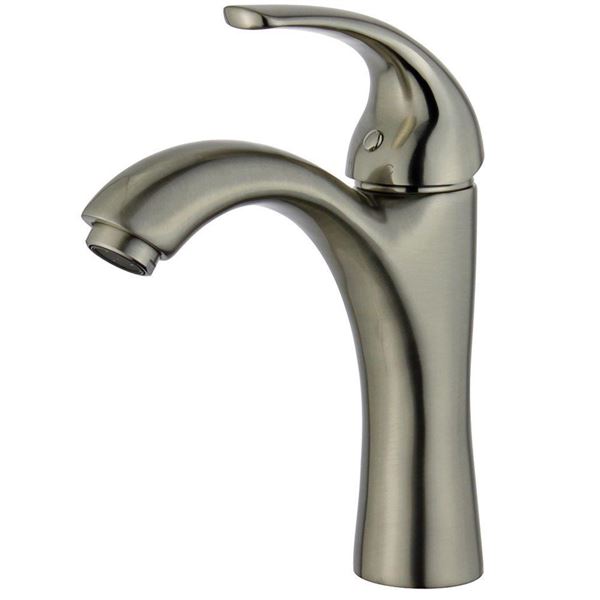 Seville Single Handle Bathroom Vanity Faucet 10165B1-BN-W