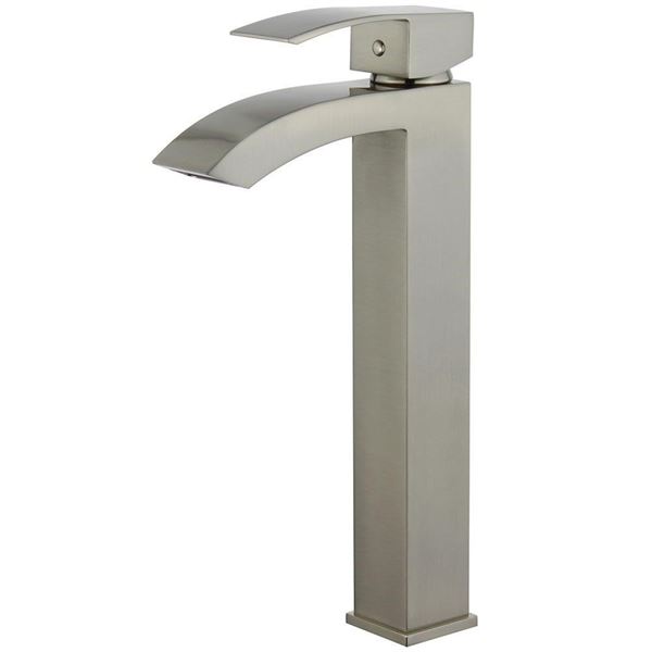 Palma Single Handle Bathroom Vanity Faucet 10166A1-BN-W