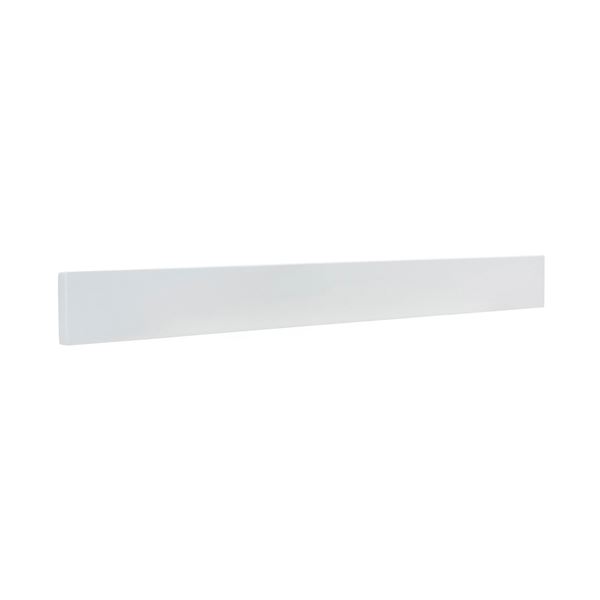 37 in. White Quartz Backsplash