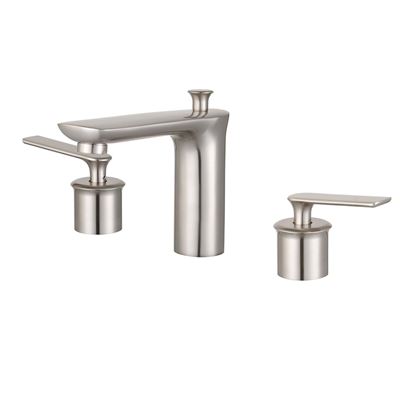 Modica Double Handle Widespread Bathroom Faucet with Drain Assembly