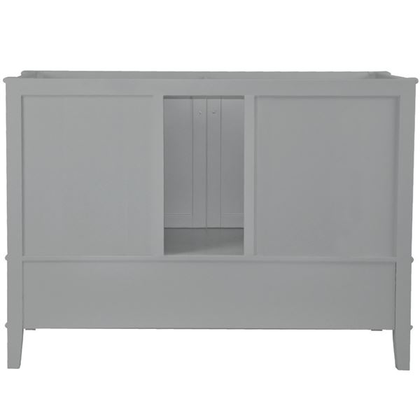 Aurora 49" SINGLE VANITY IN L/GRAY WITH QUARTZ TOP