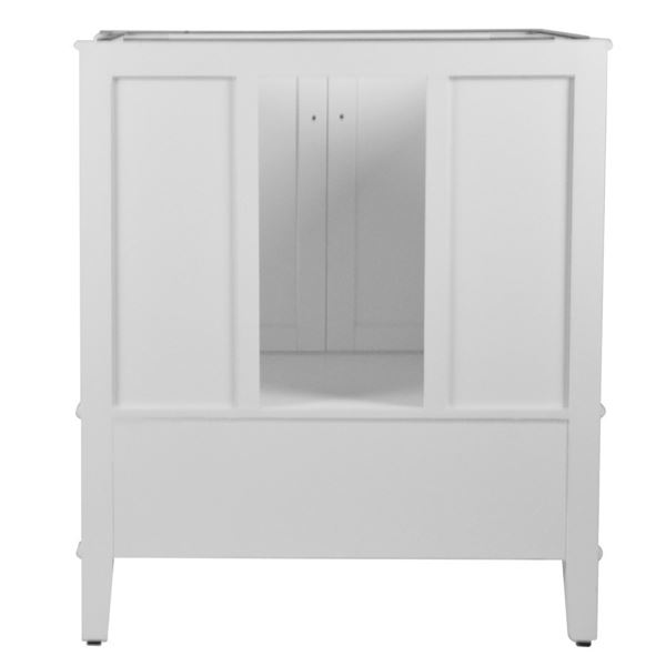 Aurora 31" SINGLE VANITY IN WHITE WITH QUARTZ TOP