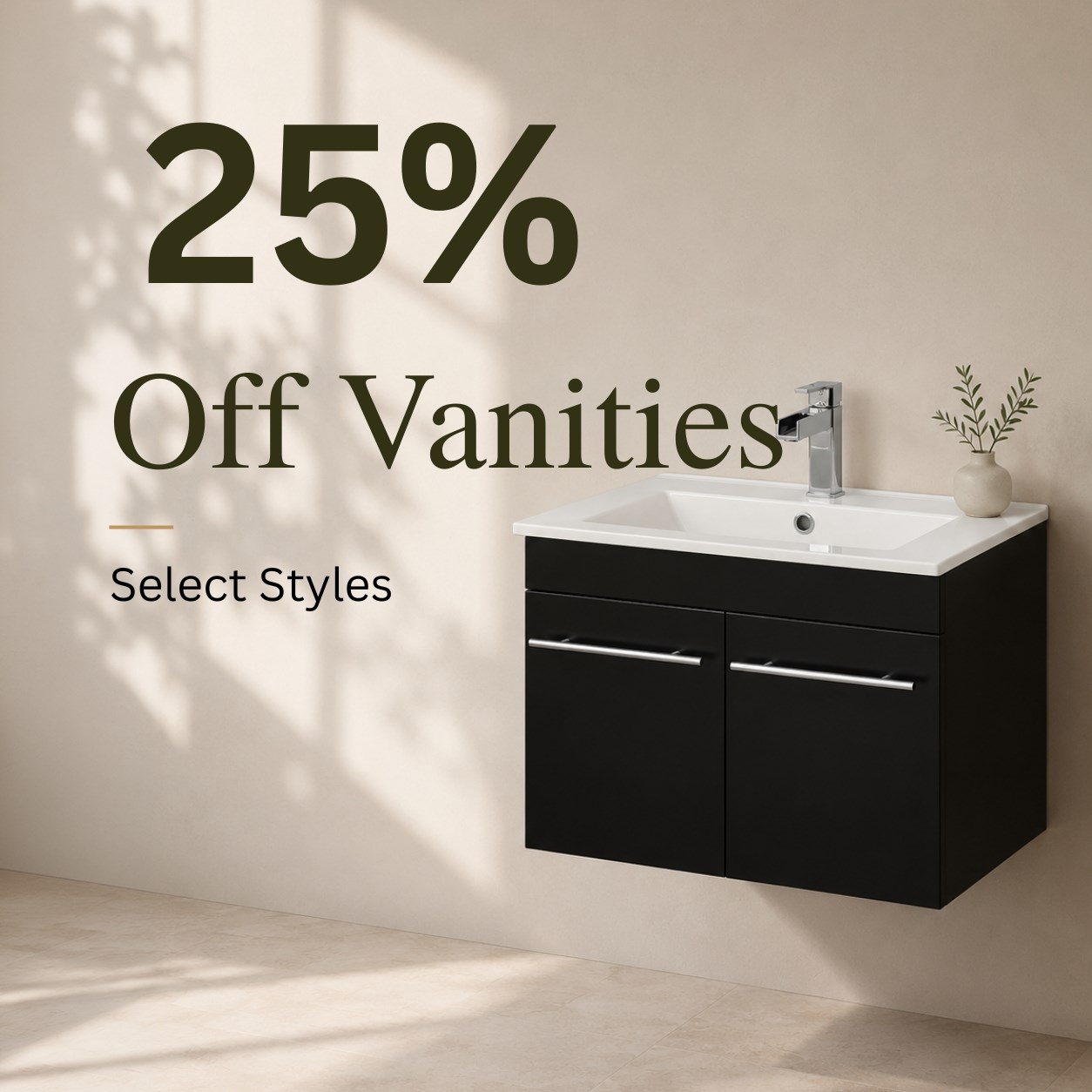 Bellaterra Home sale event featuring 25 percent off select styles